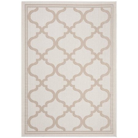 Safavieh 5 ft. 3 in. x 7 ft. 6 in. Bermuda 800 Power-Loomed Rectangle Rug Ivory & Beige BMU810C-5